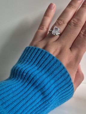 Silver 925 Cz Ring Size 7